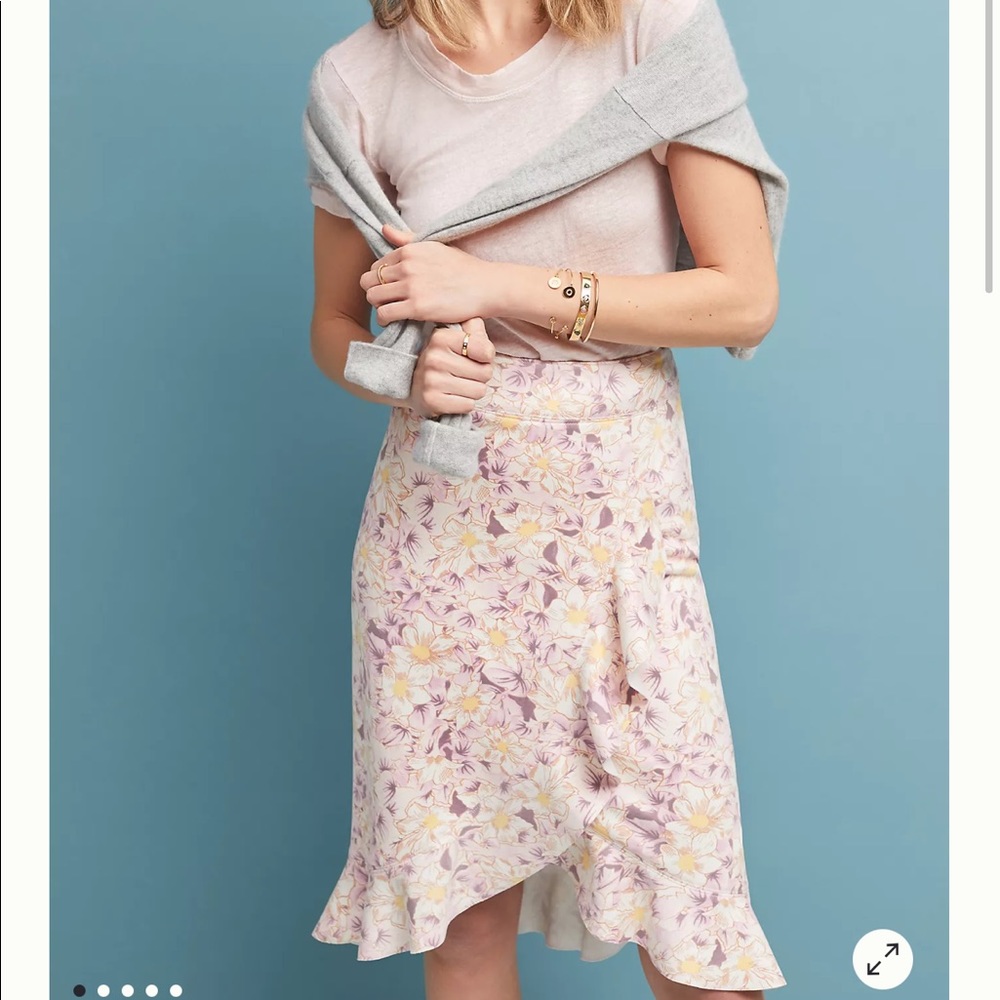 NWT Anthro ruffle skirt